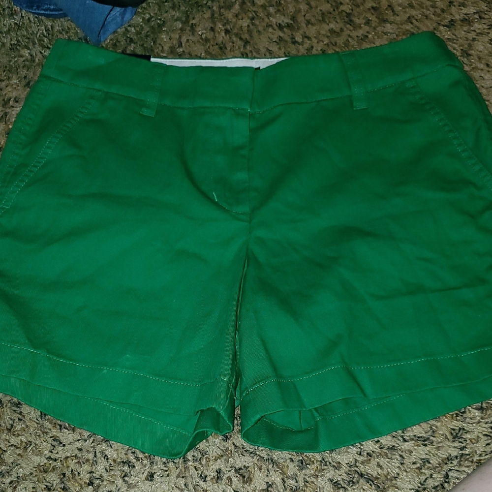 J. Crew Vibrant Green Women's Bermudas